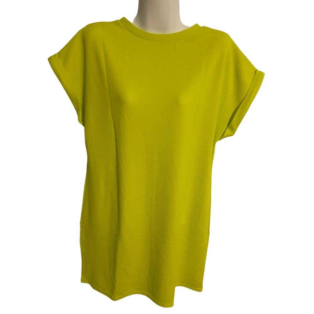 Women crew neck tee dress